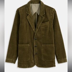 Women’s Alex Mill boyish cotton-corduroy blazer olive